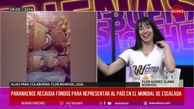Joven paranaense recauda fondos para representar al pa&iacute;s en el Mundial de Escalada 2026